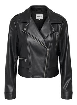 Bikerjacke Only Carmen Schwarz für Damen