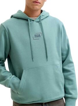 Sweatshirt Jack and Jones Corp türkis für Herren