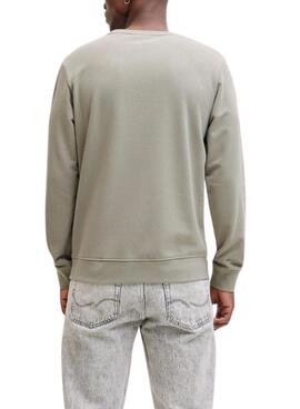 Sweatshirt Jack and Jones Devin in Grün für Herren
