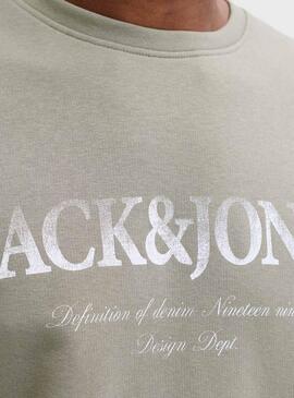 Sweatshirt Jack and Jones Devin in Grün für Herren