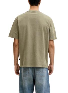 T-Shirt Jack and Jones Bluaiden grün für Herren