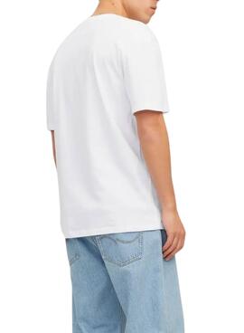 T-shirt Jack and Jones Star weiß für Herren