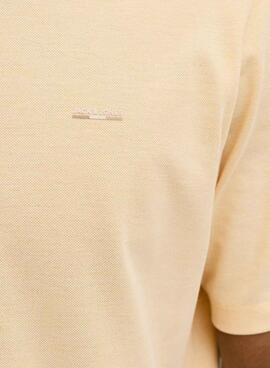 T-Shirt Jack and Jones Blualves gelb für Herren