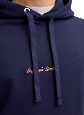 Pullover Jack and Jones Norrebo in Marineblau für Herren.