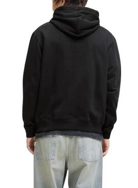 Sudadera Jack and Jones Norrebro Hood schwarz für Herren.