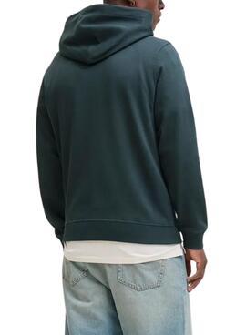 Sweatshirt Jack and Jones Norrebro Hood grün für Herren