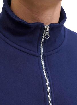 Sudadera Jack and Jones Norrebro blau für Herren.