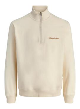 Sweatshirt Jack and Jones Norrebro beige für Herren