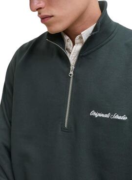 Sweatshirt Jack and Jones Norrebro grün für Herren