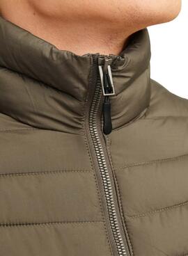 Jack and Jones Estate Faltbare grüne Jacke für Herren