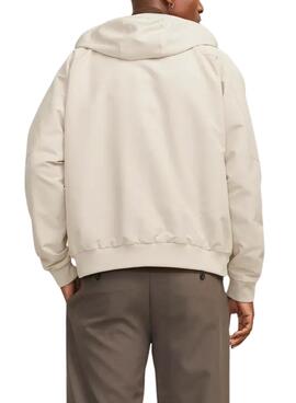 Daunenjacke Jack and Jones Perfect Bomber beige für Herren.