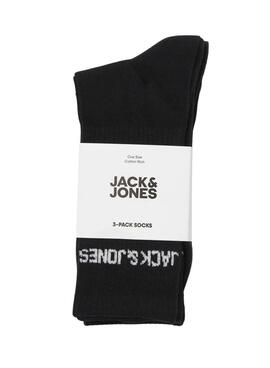 Pack Socken Jack and Jones Melvin Schwarz für Herren