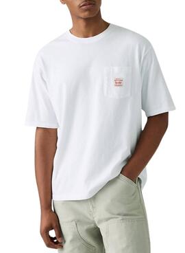 T-Shirt Levis Worker weiß für Herren