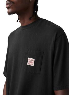 Levis Worker schwarzes T-Shirt für Herren