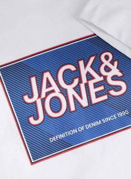 T-shirt Jack and Jones Rain weiß für Herren