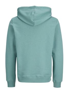 Sweatshirt Jack and Jones Rain türkis für Herren