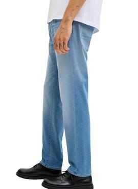 Jeans von Jack and Jones Mike in heller Waschung für Herren.