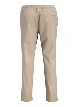 Hose Jack and Jones Stace Dylan in beige für Herren.