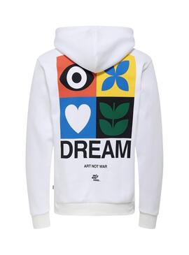 Sweatshirt Only and Sons Ceres Claude weiß für Männer