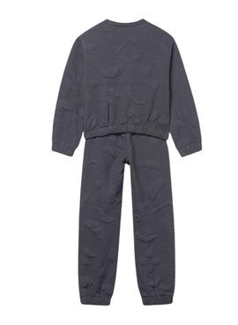 Trainingsanzug von Mayoral, grau, gepolstert, für Mädchen.