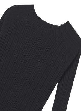 Mayoral Pullover in schwarz für Mädchen mit halbem Schwan