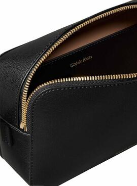 Tasche Calvin Klein Jeans Foil Logo schwarz für Damen