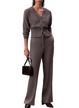 Tasche Calvin Klein Jeans Foil Logo schwarz für Damen