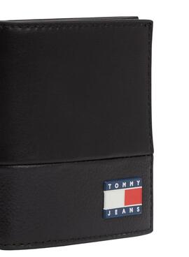 Brieftasche Tommy Jeans Heritage schwarz für Herren