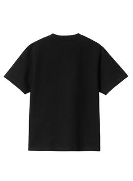 T-Shirt Carhartt Pocket schwarz für Damen
