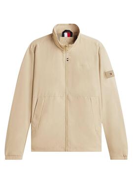 Tommy Hilfiger Marken-Beige-Jacke für Herren.