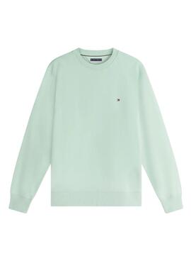 Grundlegende Tommy Hilfiger Kapuzenpullover in Mintgrün für Herren