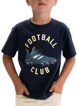 T-shirt Mayoral Football Club in Marineblau für Jungen.