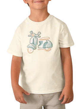 T-shirt Mayoral Vespa weiß für Jungen.