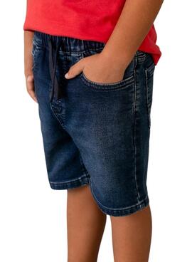 Bermuda Jeans Mayoral Jogger in Dunkelblau für Jungen.