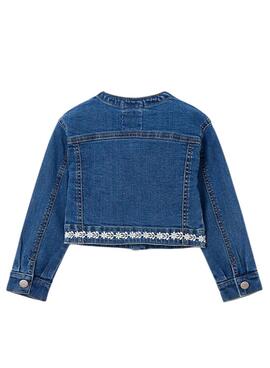 Jeansjacke Mayoral Guipur für Mädchen