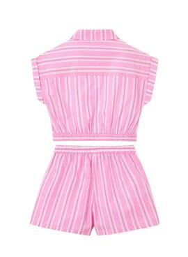 Set Mayoral rosa gestreift für Mädchen
