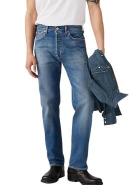 Levis 501 mittelblaue Jeans für Herren