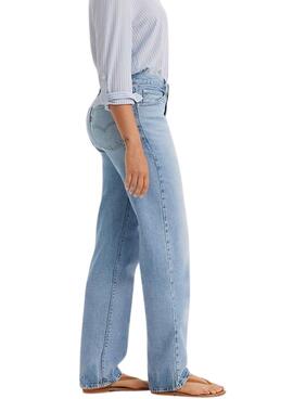 Levis 94 Baggy heller Denim-Jeans für Damen