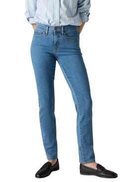 Llevi's 314 helle Denim-Jeans für Damen