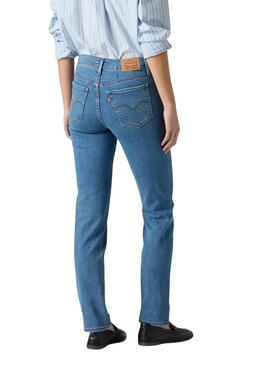 Llevi's 314 helle Denim-Jeans für Damen
