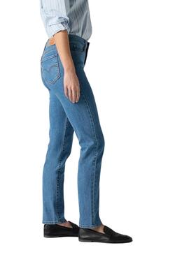 Llevi's 314 helle Denim-Jeans für Damen