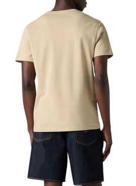 Original Levi's T-Shirt in Beige für Herren.