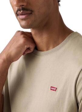 Levis Basic Vintage T-Shirt in Beige für Herren.