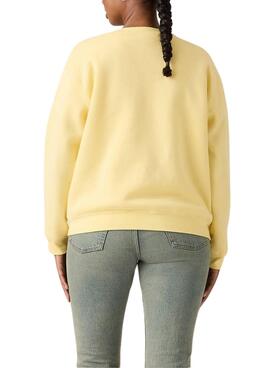 Levis Everyday Gelbes Sweatshirt für Damen