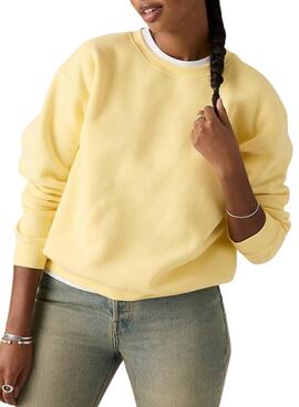 Levis Everyday Gelbes Sweatshirt für Damen