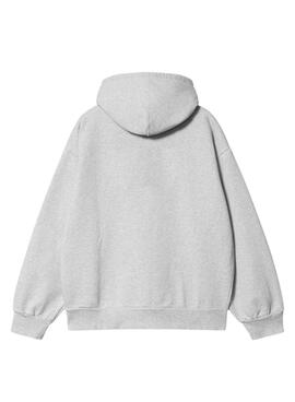 Kapuzenpullover Carhartt Hooded grau für Herren.