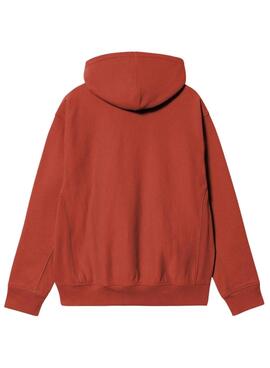 Sweatshirt Carhartt American Script Orange für Herren