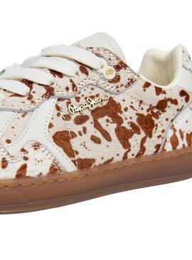 Sneakers Pepe Jeans Ball Chic Tiermuster für Damen