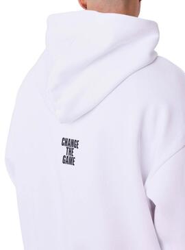 Sweatshirt Project x Paris Change The Game in Weiß für Herren