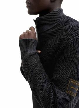 Trikot Jack und Jones Detroit Schwarz für Herren